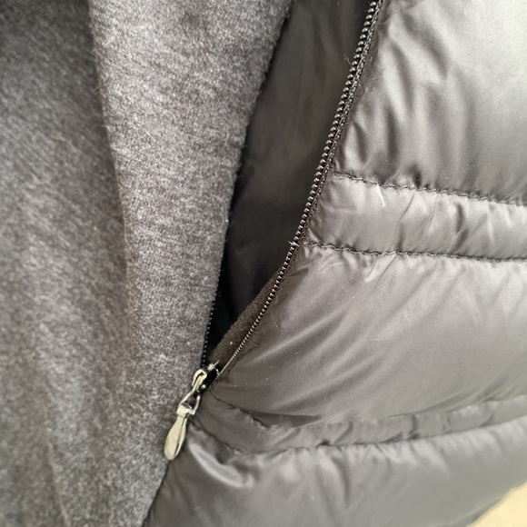 Michael MICHAEL KORS Mixed Media Quilted Jersey Knit Jacket - Black/Gray - Picture 6 of 16